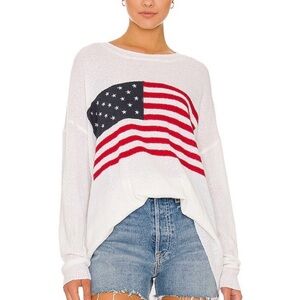 Show Me Your MuMu American Flag Sweater